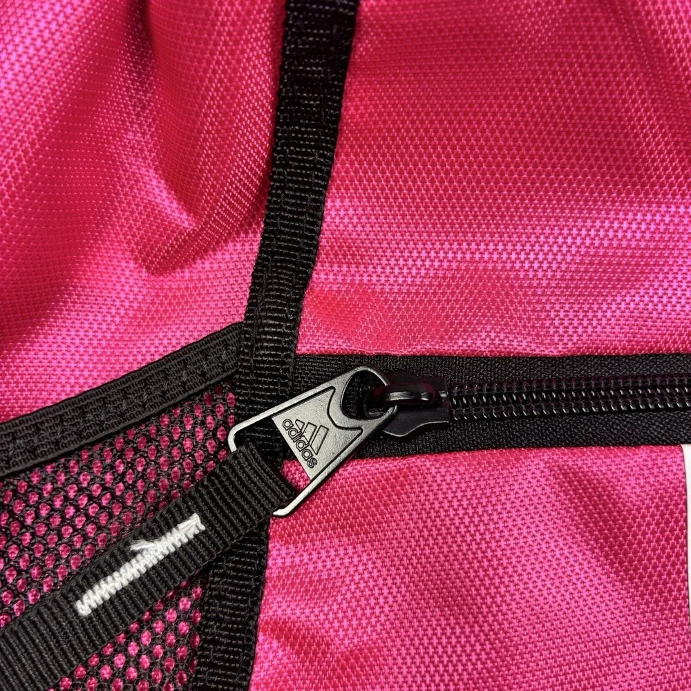 Adidas Alliance II Sackpack Shock Pink Bag Tote Backpack - Picture 8 of 9